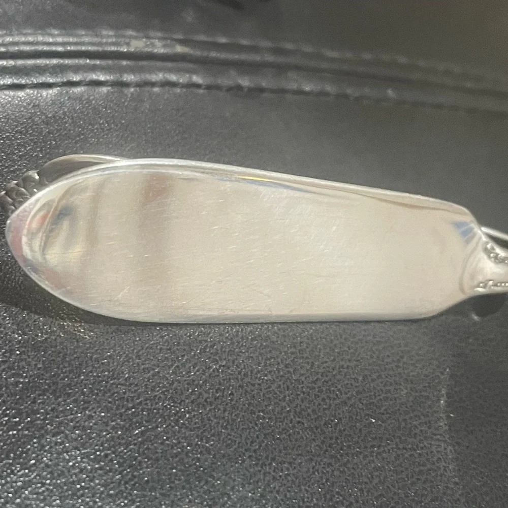 Elegant Silver Spoon money clip made from vintage silverware